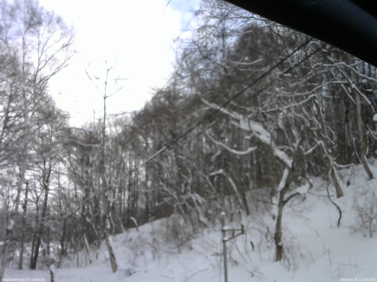 長野県菅平高原 ゆたか山荘 東側上空 2026/01/30 13:30