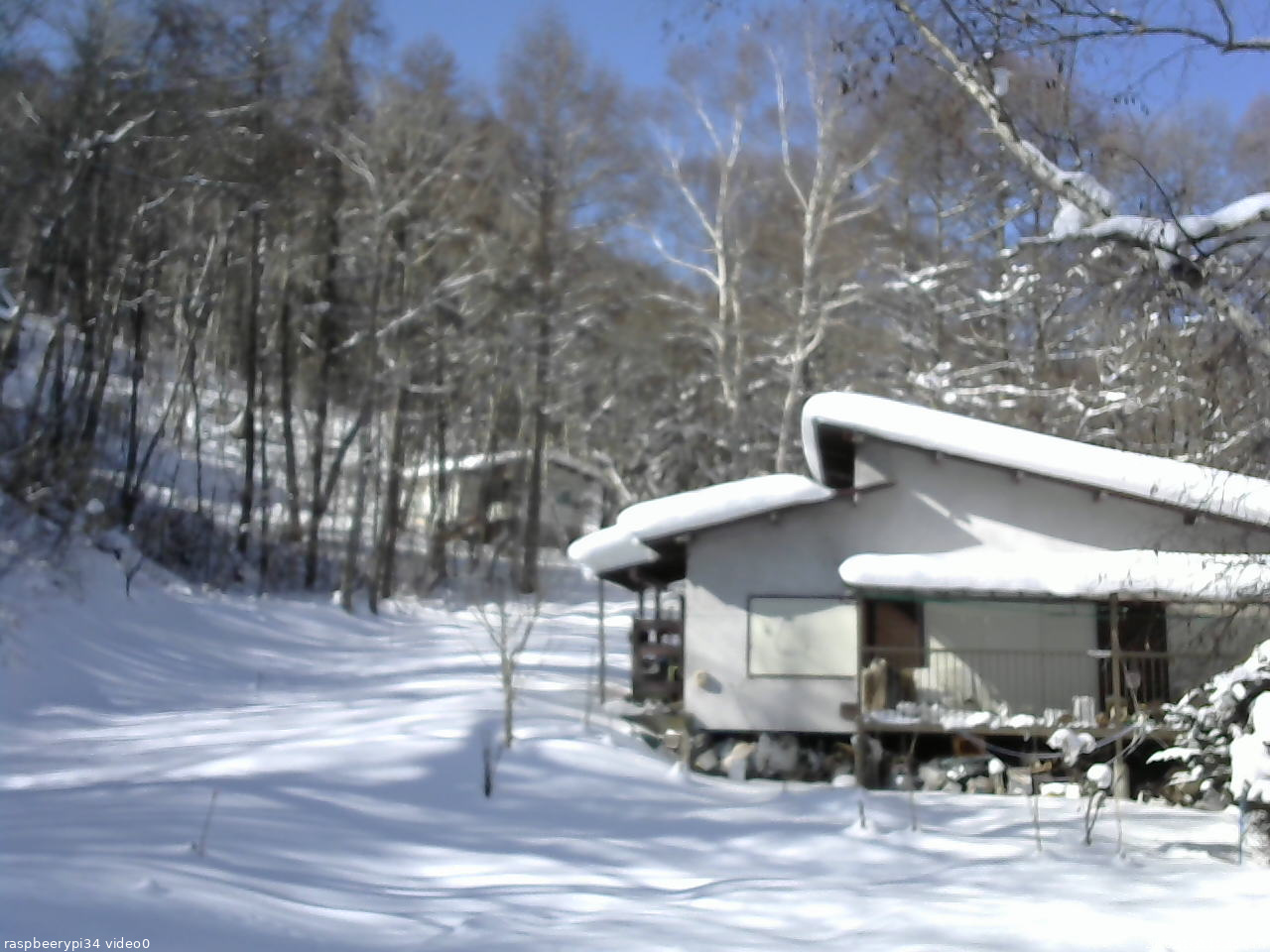 長野県菅平高原 ゆたか山荘 西側(坂上) 2026/01/31 10:30