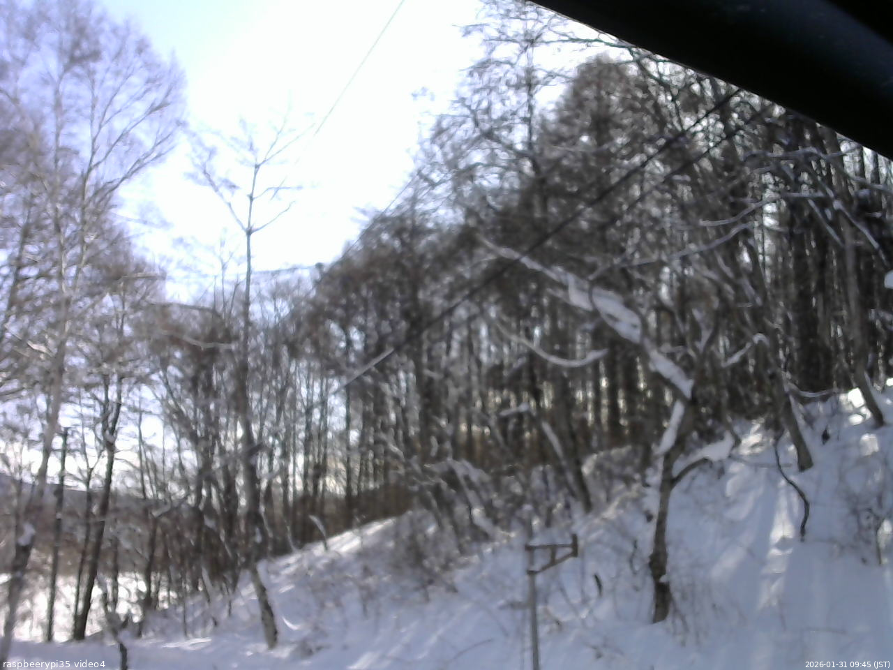 長野県菅平高原 ゆたか山荘 東側上空 2026/01/31 09:45