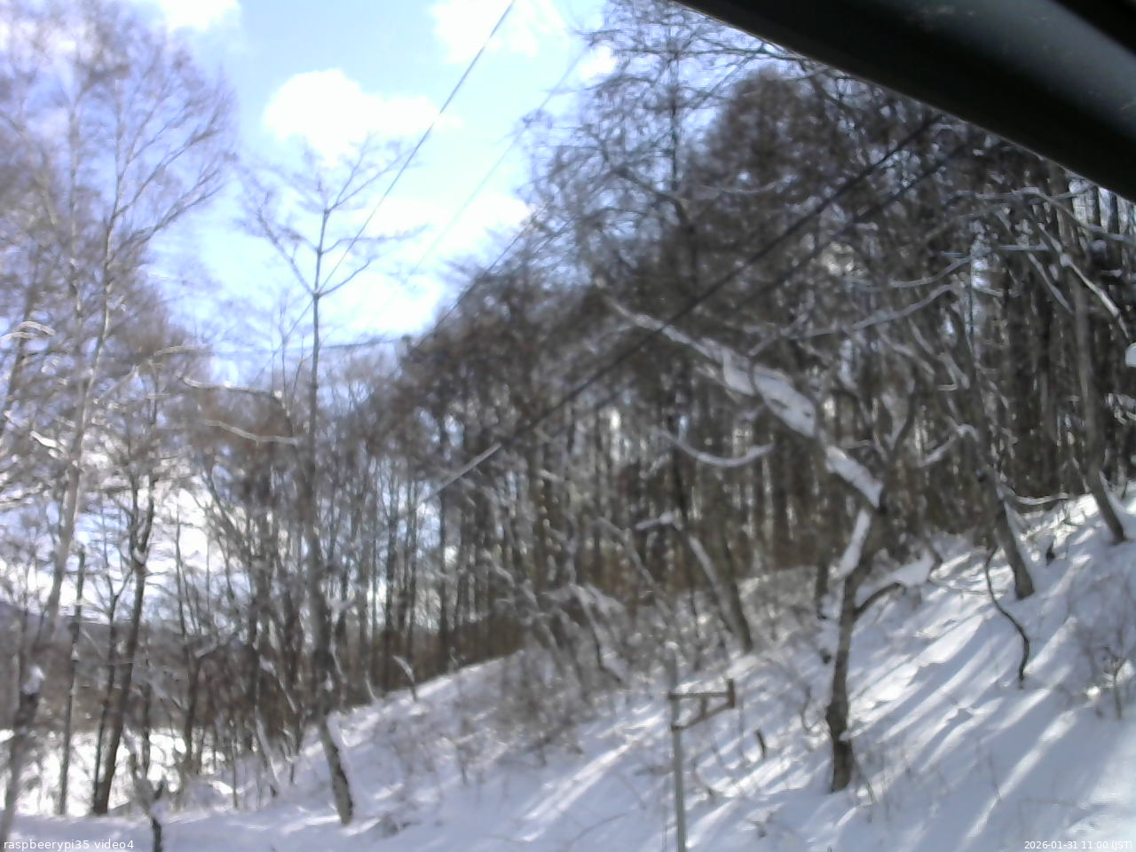 長野県菅平高原 ゆたか山荘 東側上空 2026/01/31 11:00