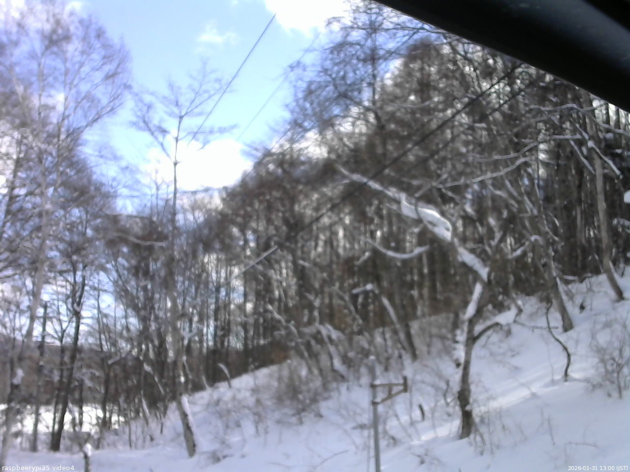 長野県菅平高原 ゆたか山荘 東側上空 2026/01/31 13:00