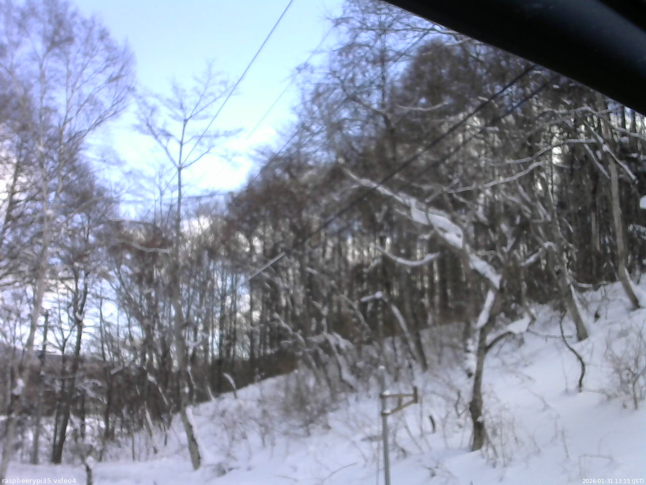 長野県菅平高原 ゆたか山荘 東側上空 2026/01/31 13:15