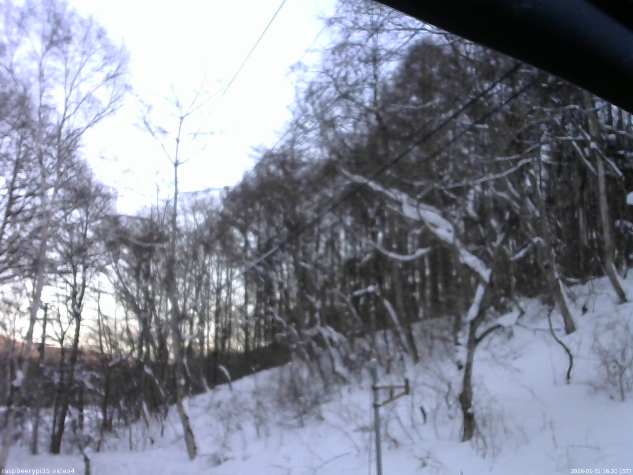 長野県菅平高原 ゆたか山荘 東側上空 2026/01/31 16:30