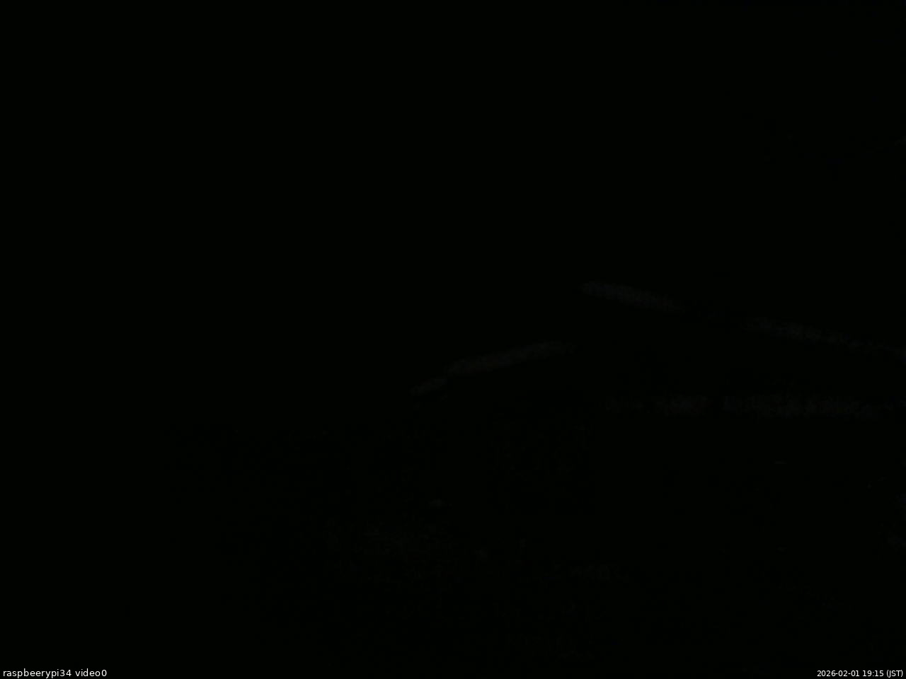 長野県菅平高原 ゆたか山荘 西側(坂上) 2026/02/01 19:15