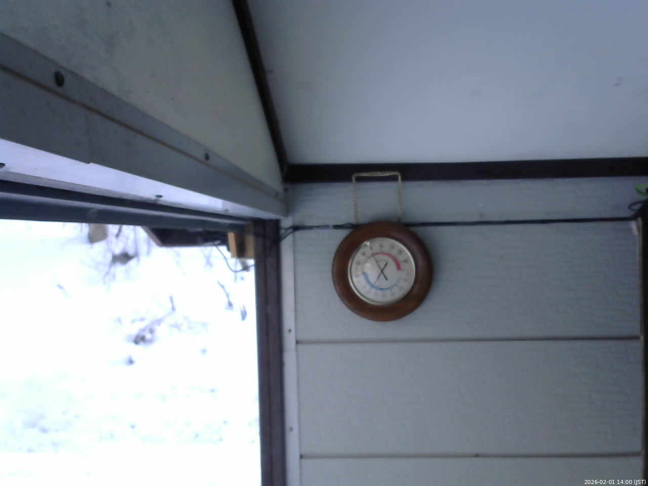 長野県菅平高原 ゆたか山荘 温度計 2026/02/01 14:00