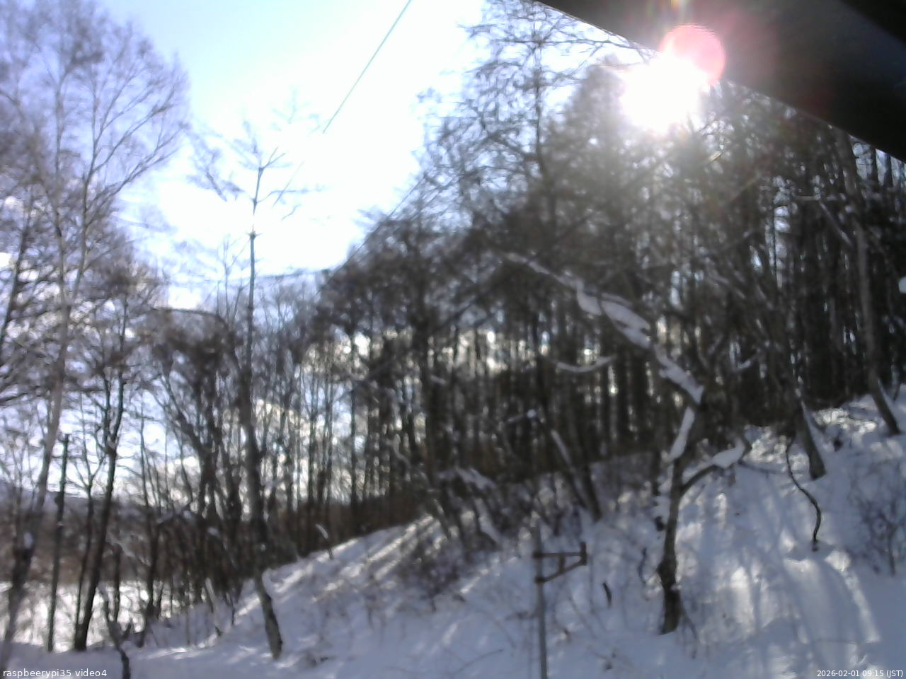 長野県菅平高原 ゆたか山荘 東側上空 2026/02/01 09:15