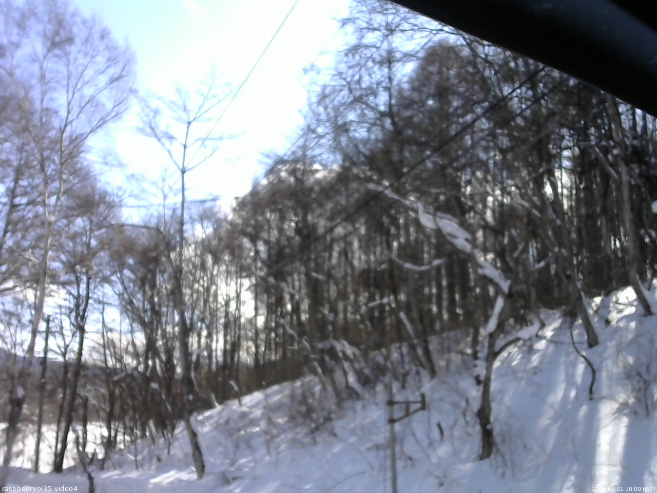 長野県菅平高原 ゆたか山荘 東側上空 2026/02/01 10:00