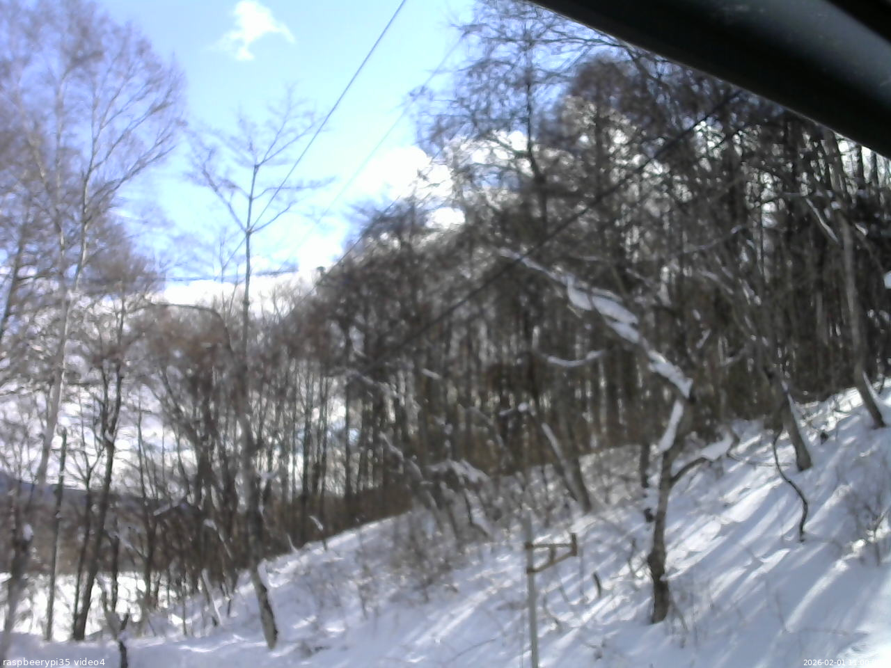長野県菅平高原 ゆたか山荘 東側上空 2026/02/01 11:00