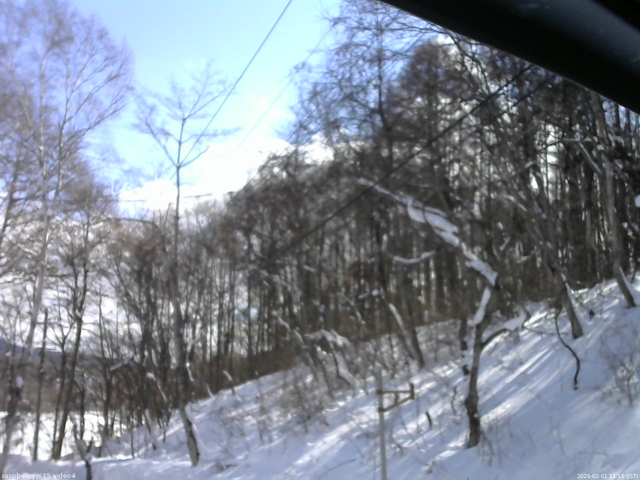 長野県菅平高原 ゆたか山荘 東側上空 2026/02/01 11:15