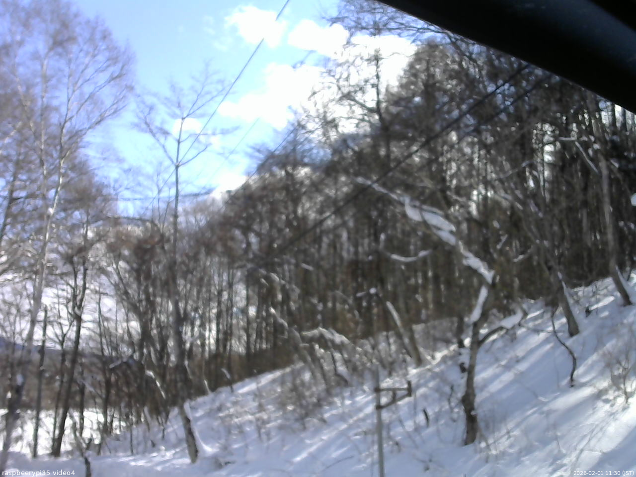 長野県菅平高原 ゆたか山荘 東側上空 2026/02/01 11:30