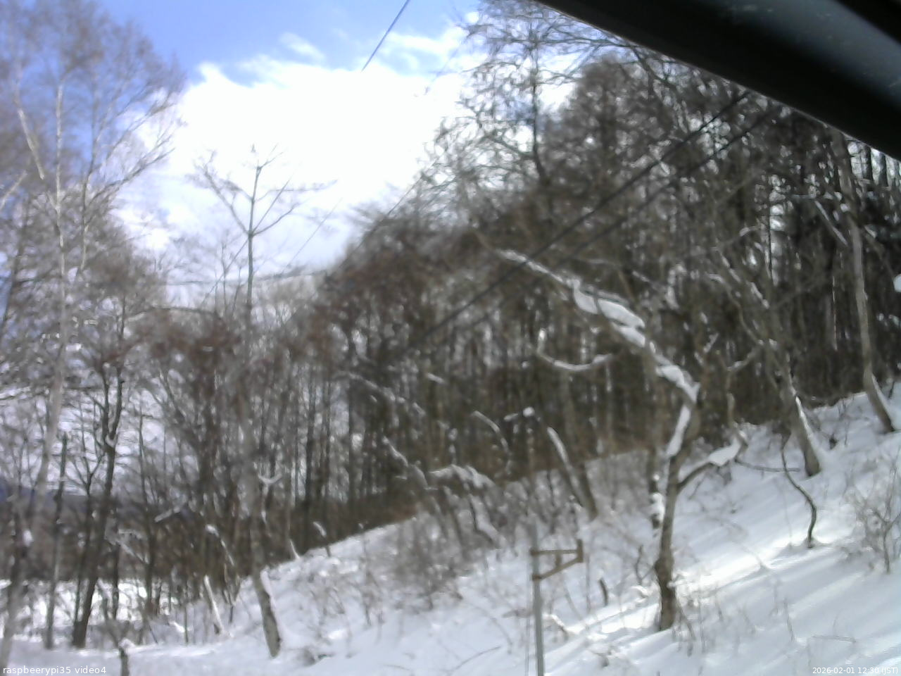 長野県菅平高原 ゆたか山荘 東側上空 2026/02/01 12:30