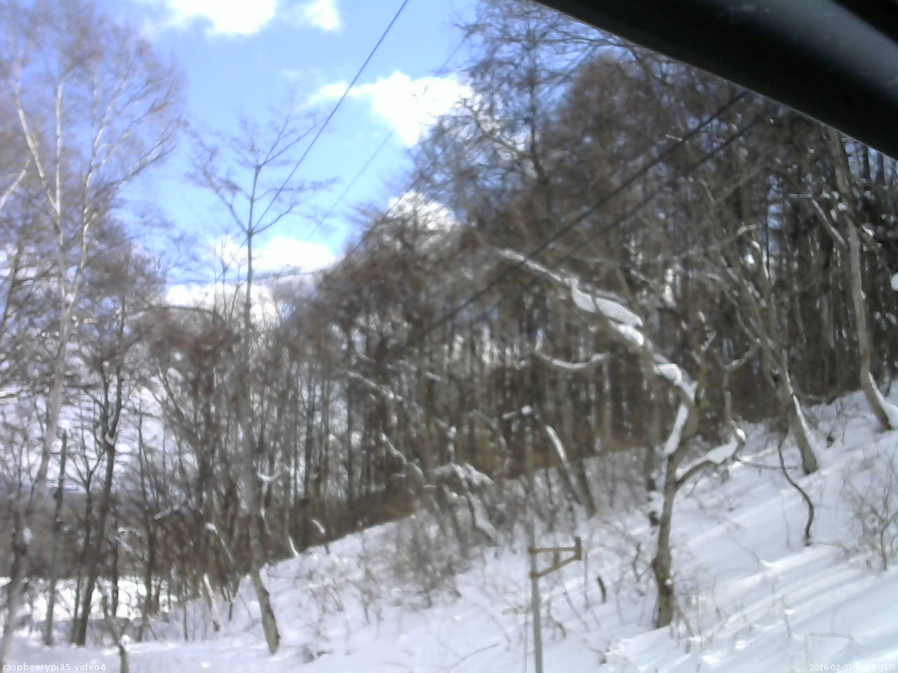 長野県菅平高原 ゆたか山荘 東側上空 2026/02/01 12:45