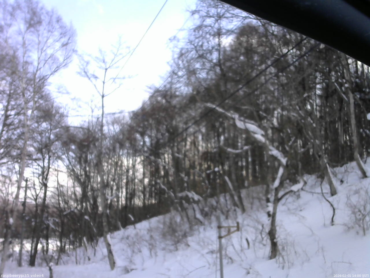 長野県菅平高原 ゆたか山荘 東側上空 2026/02/01 14:00