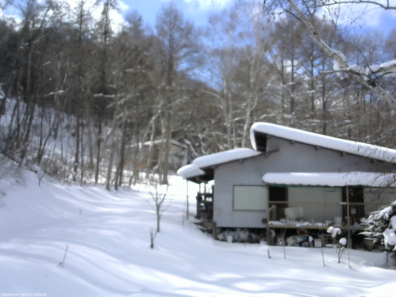 長野県菅平高原 ゆたか山荘 西側(坂上) 2026/02/03 13:30
