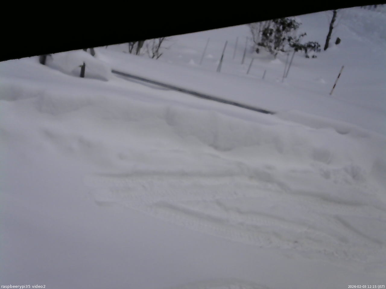 長野県菅平高原 ゆたか山荘 駐車場 2026/02/03 12:15