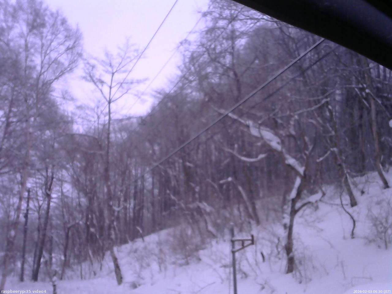 長野県菅平高原 ゆたか山荘 東側上空 2026/02/03 06:30