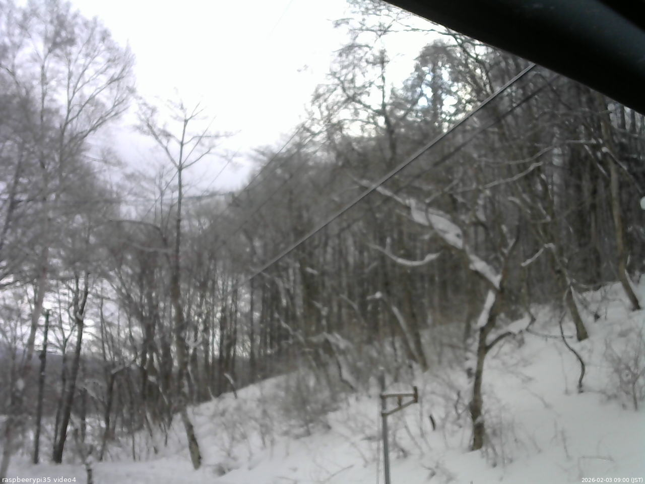 長野県菅平高原 ゆたか山荘 東側上空 2026/02/03 09:00