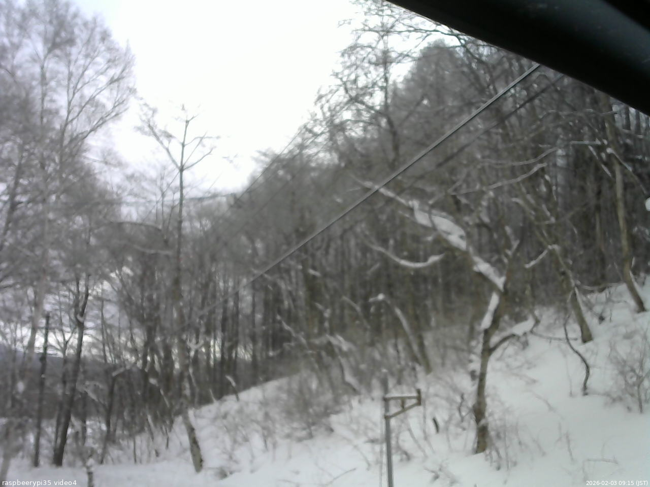 長野県菅平高原 ゆたか山荘 東側上空 2026/02/03 09:15