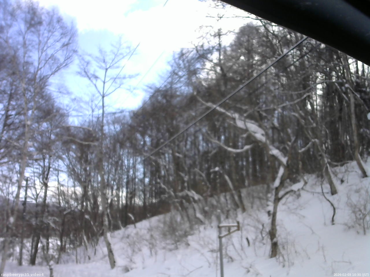 長野県菅平高原 ゆたか山荘 東側上空 2026/02/03 10:30