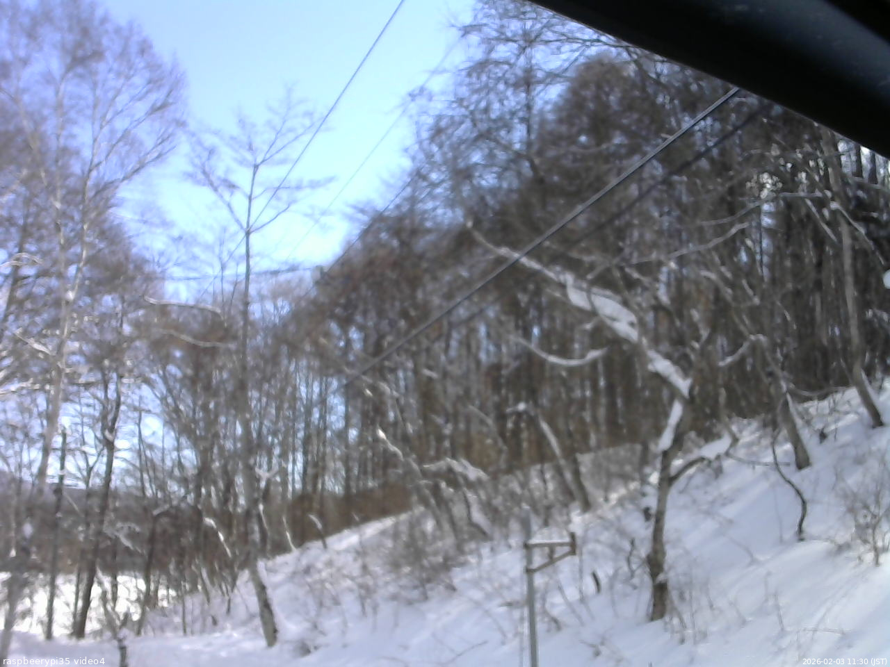 長野県菅平高原 ゆたか山荘 東側上空 2026/02/03 11:30