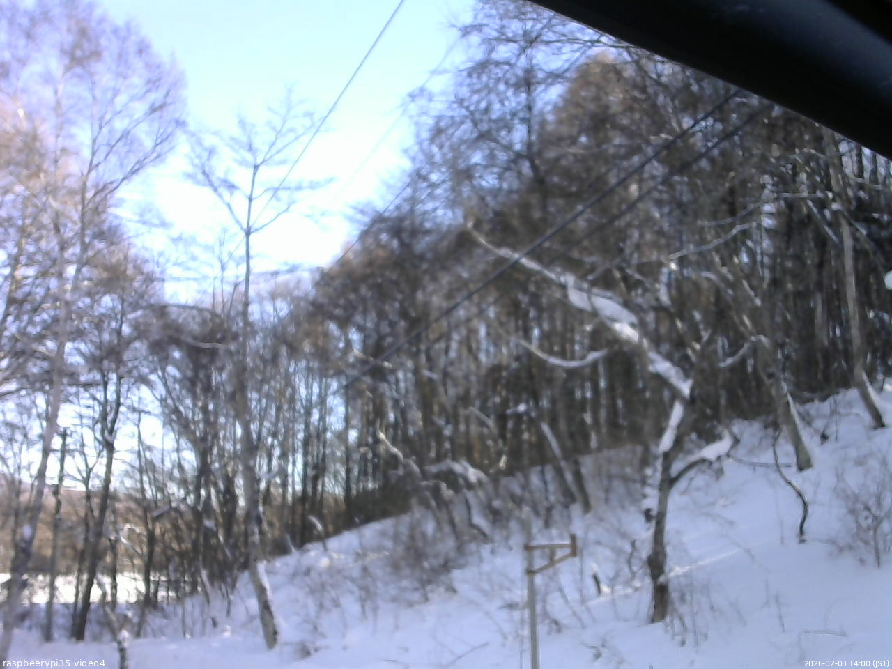 長野県菅平高原 ゆたか山荘 東側上空 2026/02/03 14:00