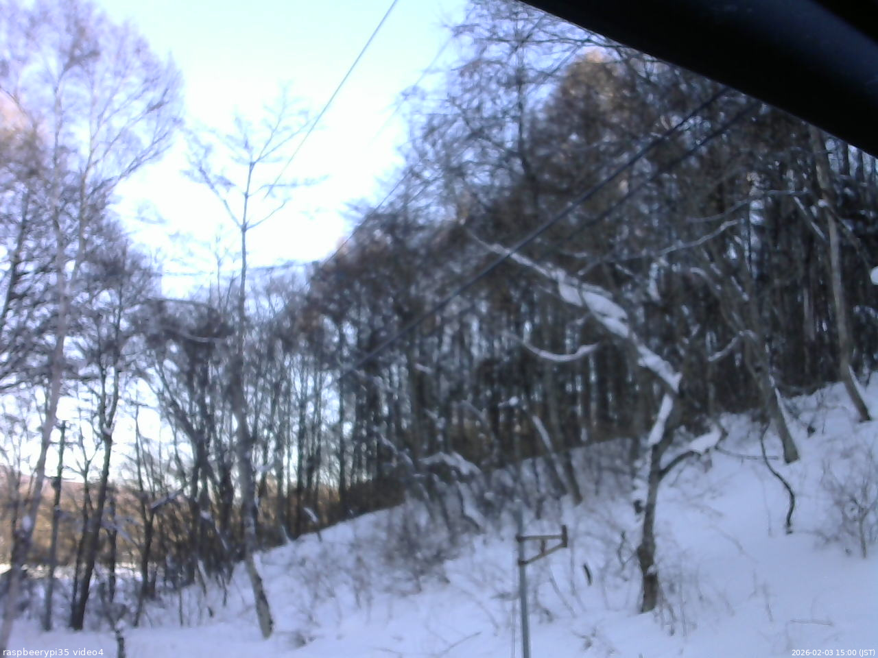 長野県菅平高原 ゆたか山荘 東側上空 2026/02/03 15:00