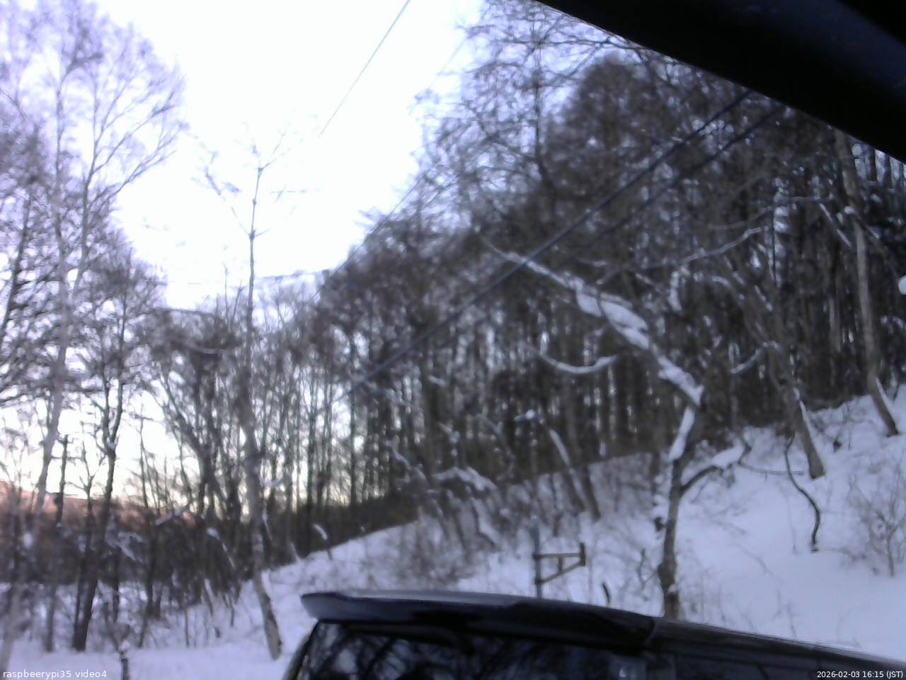 長野県菅平高原 ゆたか山荘 東側上空 2026/02/03 16:15