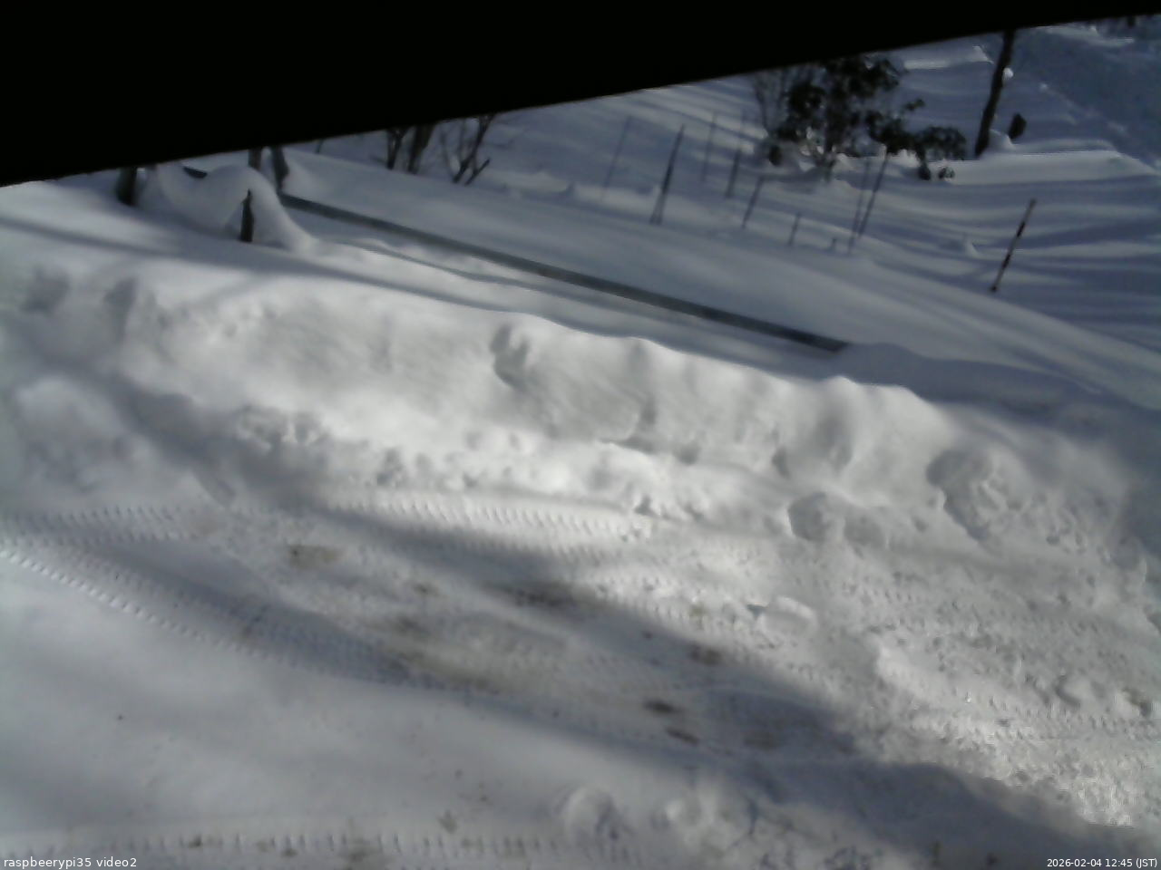 長野県菅平高原 ゆたか山荘 駐車場 2026/02/04 12:45