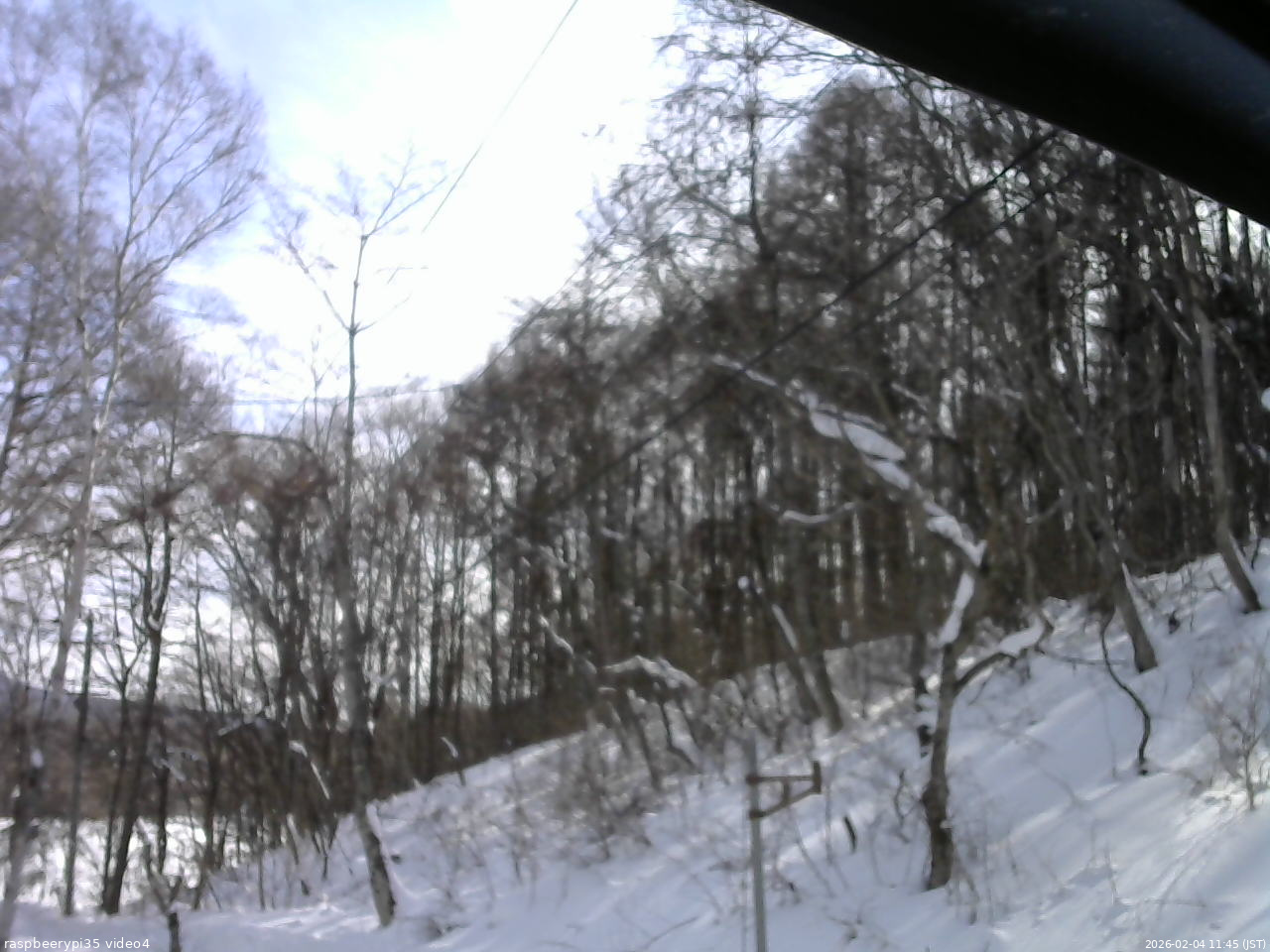 長野県菅平高原 ゆたか山荘 東側上空 2026/02/04 11:45