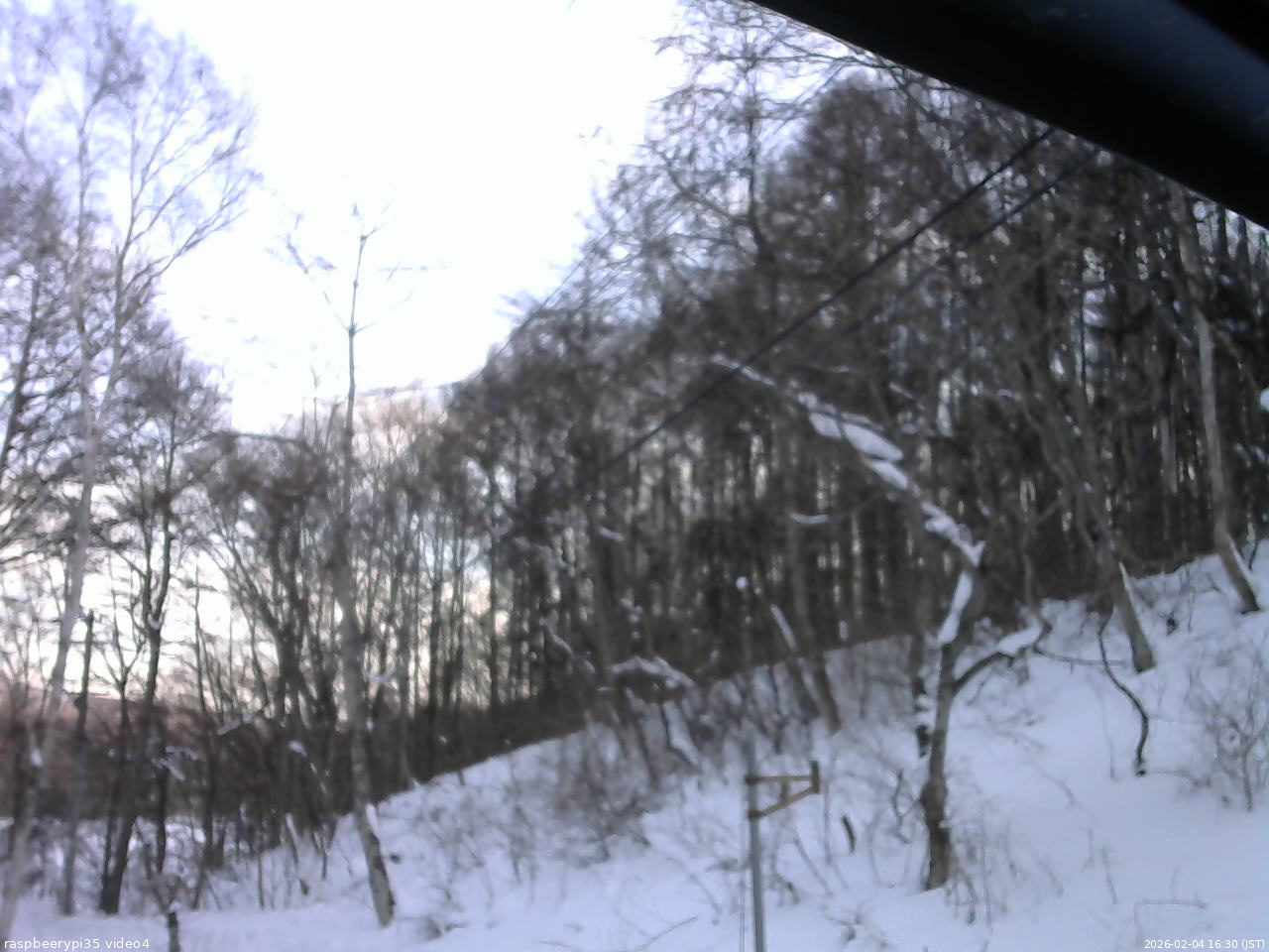 長野県菅平高原 ゆたか山荘 東側上空 2026/02/04 16:30
