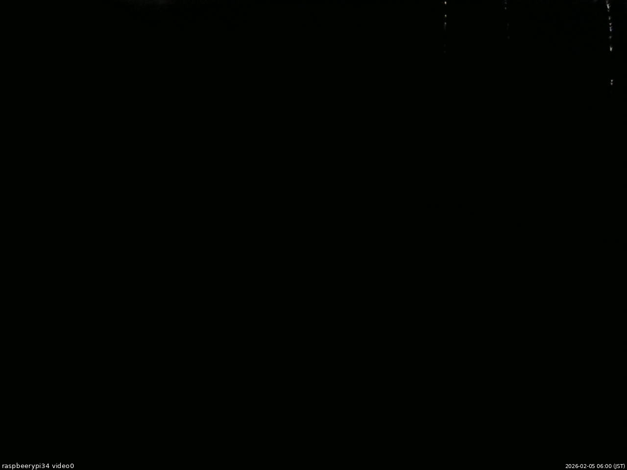 長野県菅平高原 ゆたか山荘 西側(坂上) 2026/02/05 06:00