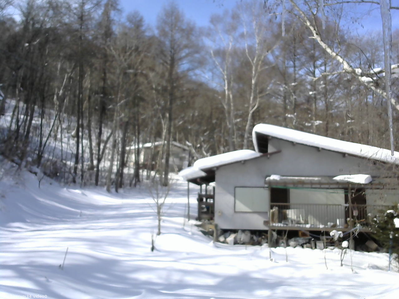 長野県菅平高原 ゆたか山荘 西側(坂上) 2026/02/05 11:15