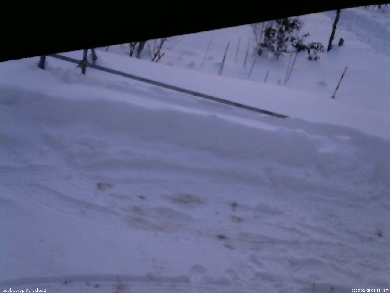 長野県菅平高原 ゆたか山荘 駐車場 2026/02/05 06:15