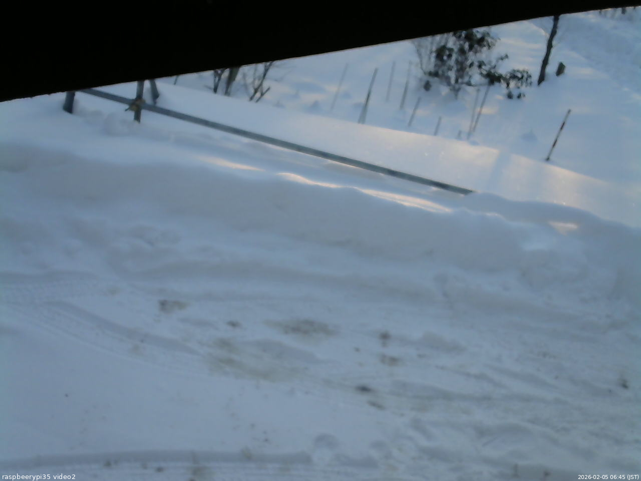 長野県菅平高原 ゆたか山荘 駐車場 2026/02/05 06:45