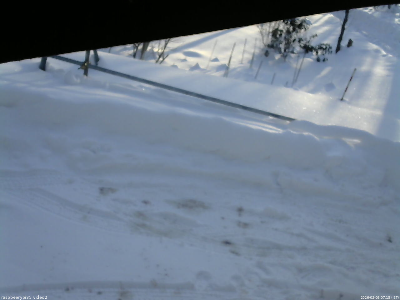 長野県菅平高原 ゆたか山荘 駐車場 2026/02/05 07:15
