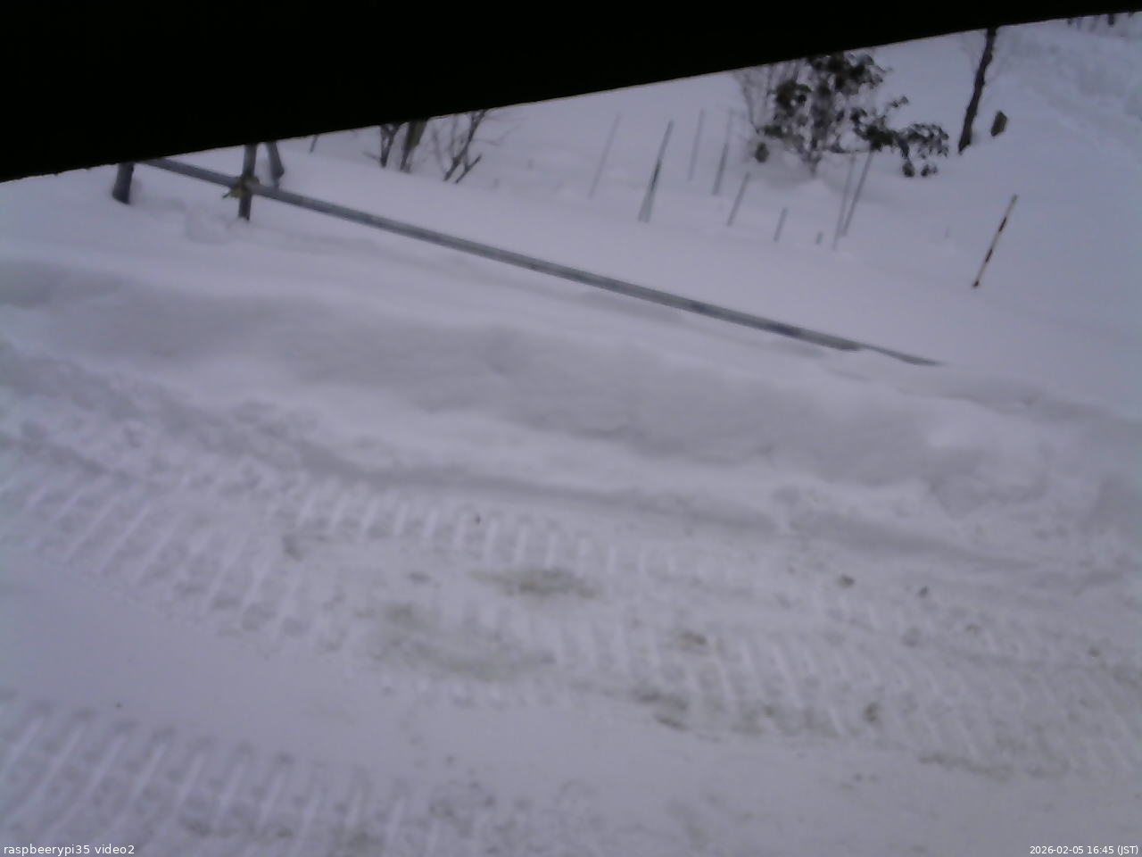 長野県菅平高原 ゆたか山荘 駐車場 2026/02/05 16:45