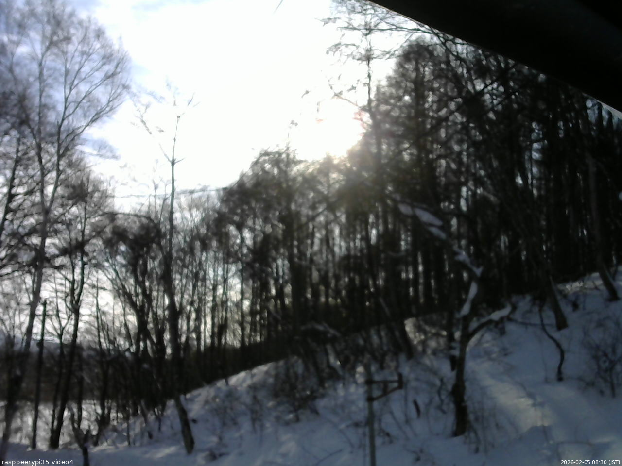 長野県菅平高原 ゆたか山荘 東側上空 2026/02/05 08:30
