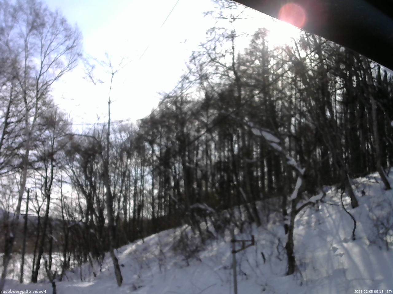 長野県菅平高原 ゆたか山荘 東側上空 2026/02/05 09:15