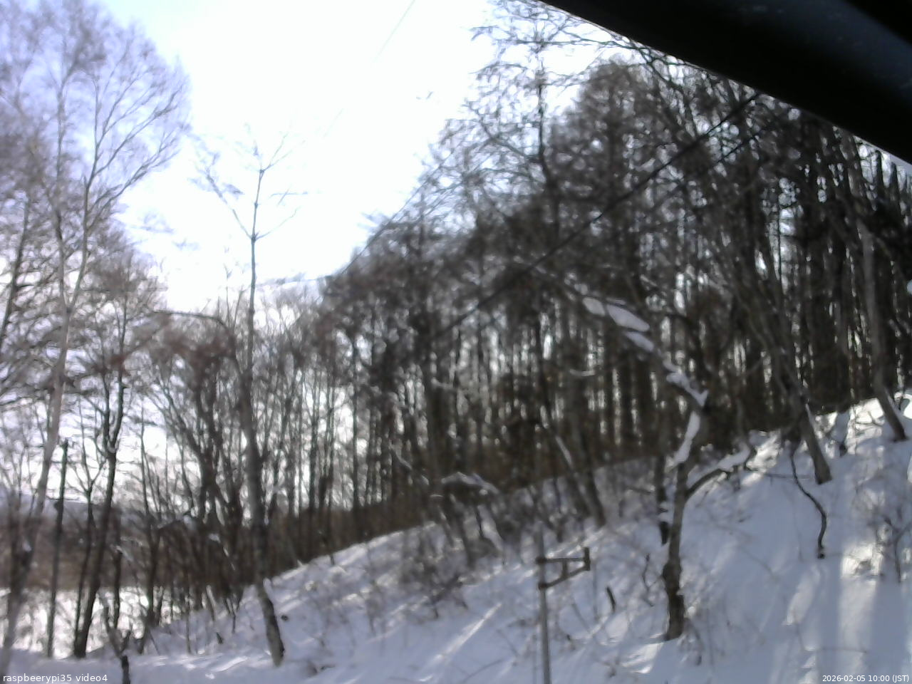 長野県菅平高原 ゆたか山荘 東側上空 2026/02/05 10:00