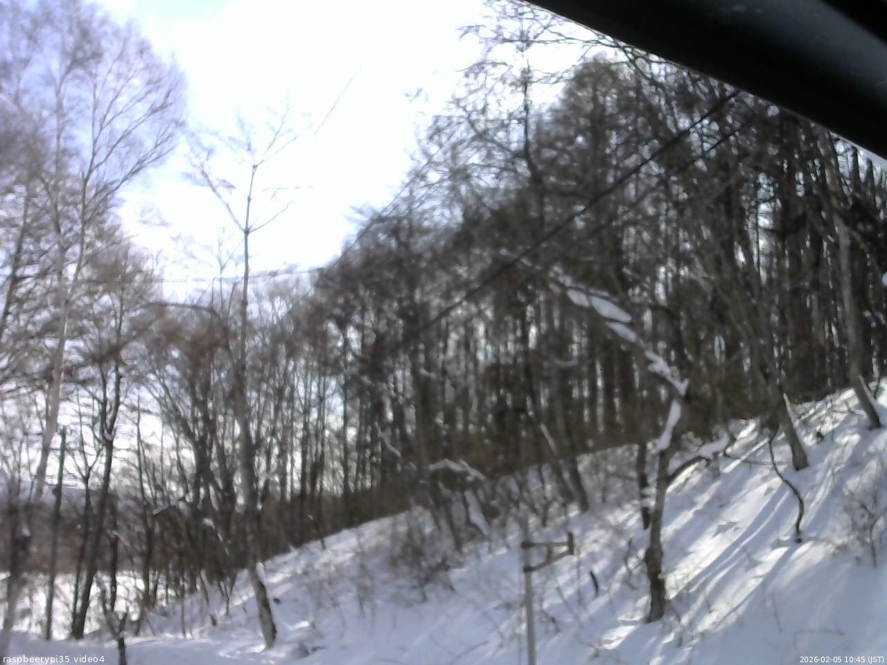 長野県菅平高原 ゆたか山荘 東側上空 2026/02/05 10:45