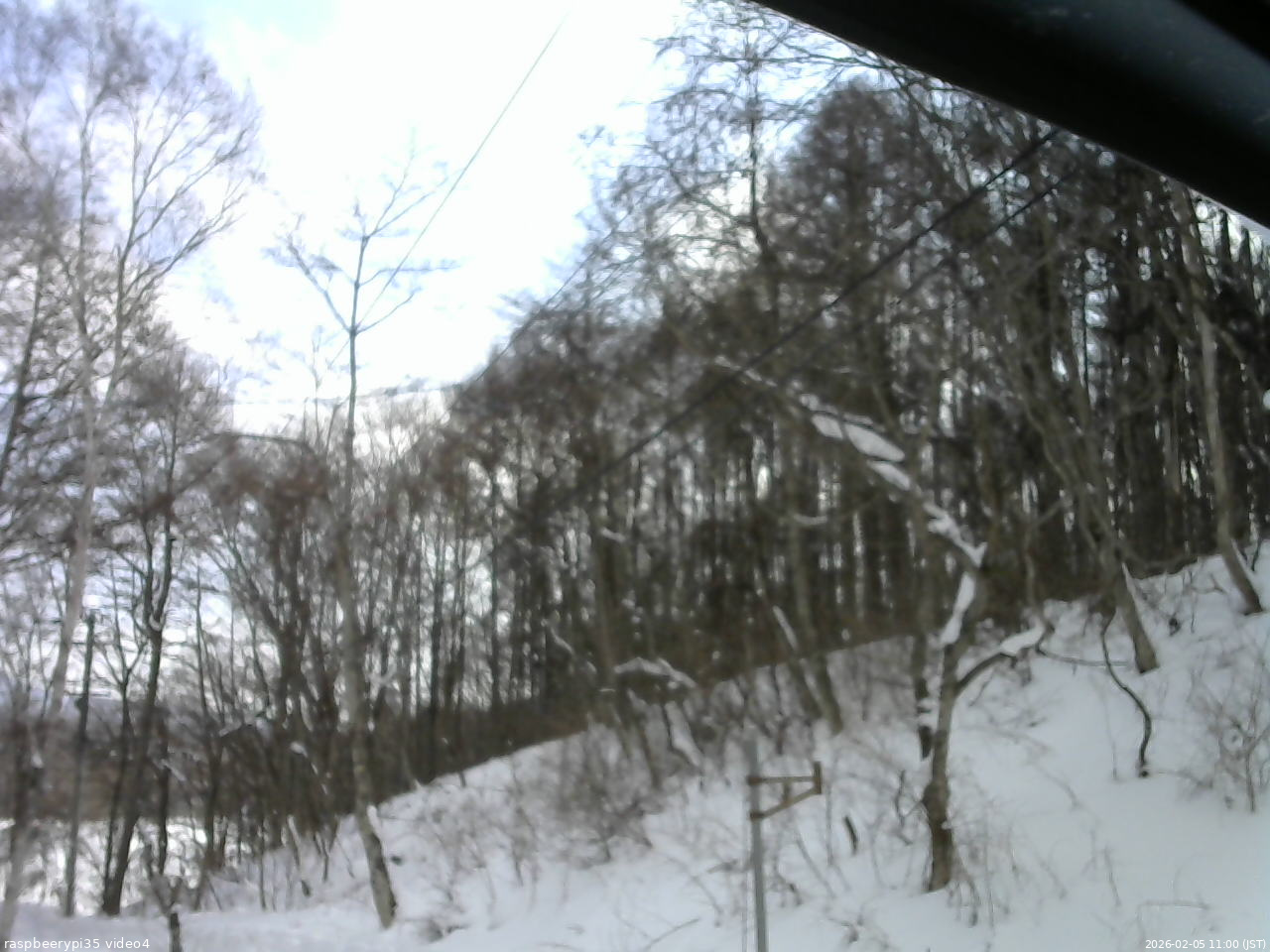 長野県菅平高原 ゆたか山荘 東側上空 2026/02/05 11:00