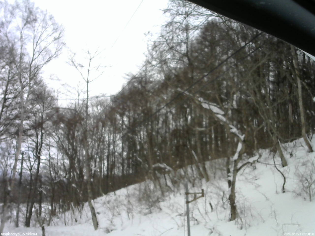 長野県菅平高原 ゆたか山荘 東側上空 2026/02/05 11:30