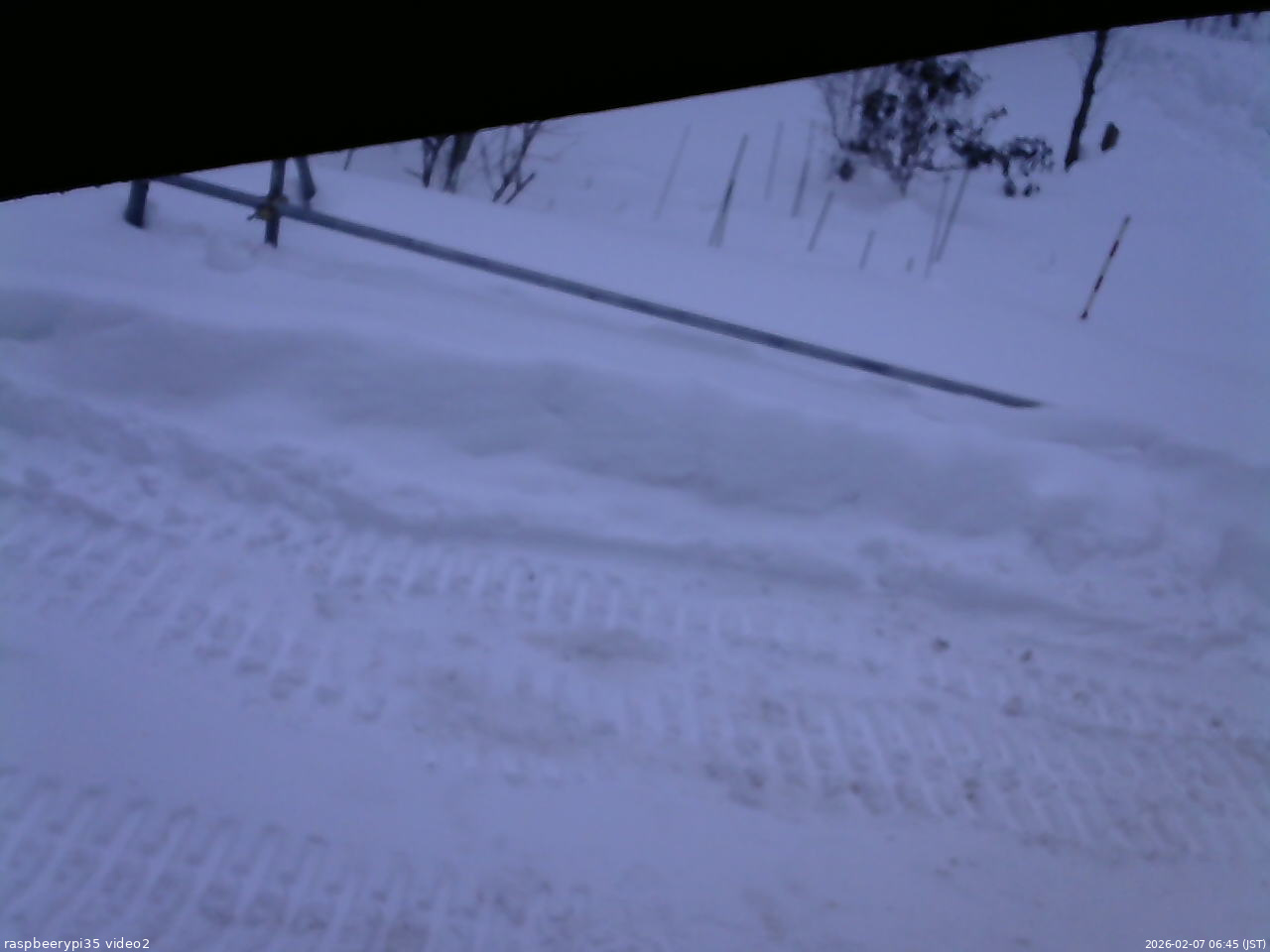 長野県菅平高原 ゆたか山荘 駐車場 2026/02/07 06:45