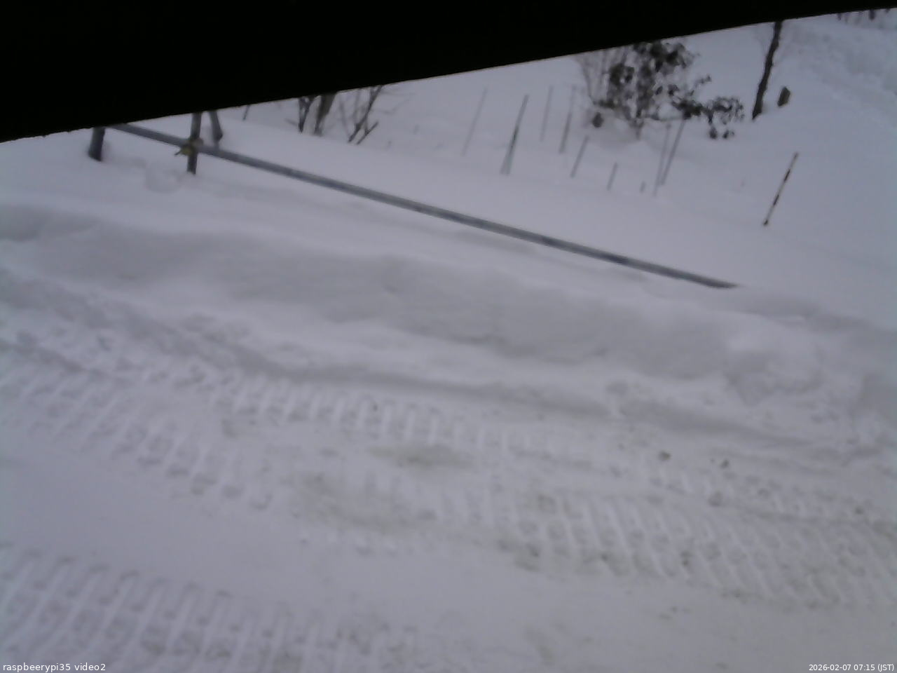 長野県菅平高原 ゆたか山荘 駐車場 2026/02/07 07:15