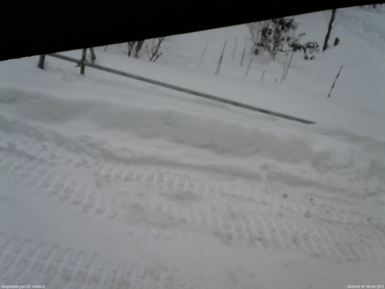 長野県菅平高原 ゆたか山荘 駐車場 2026/02/07 08:45