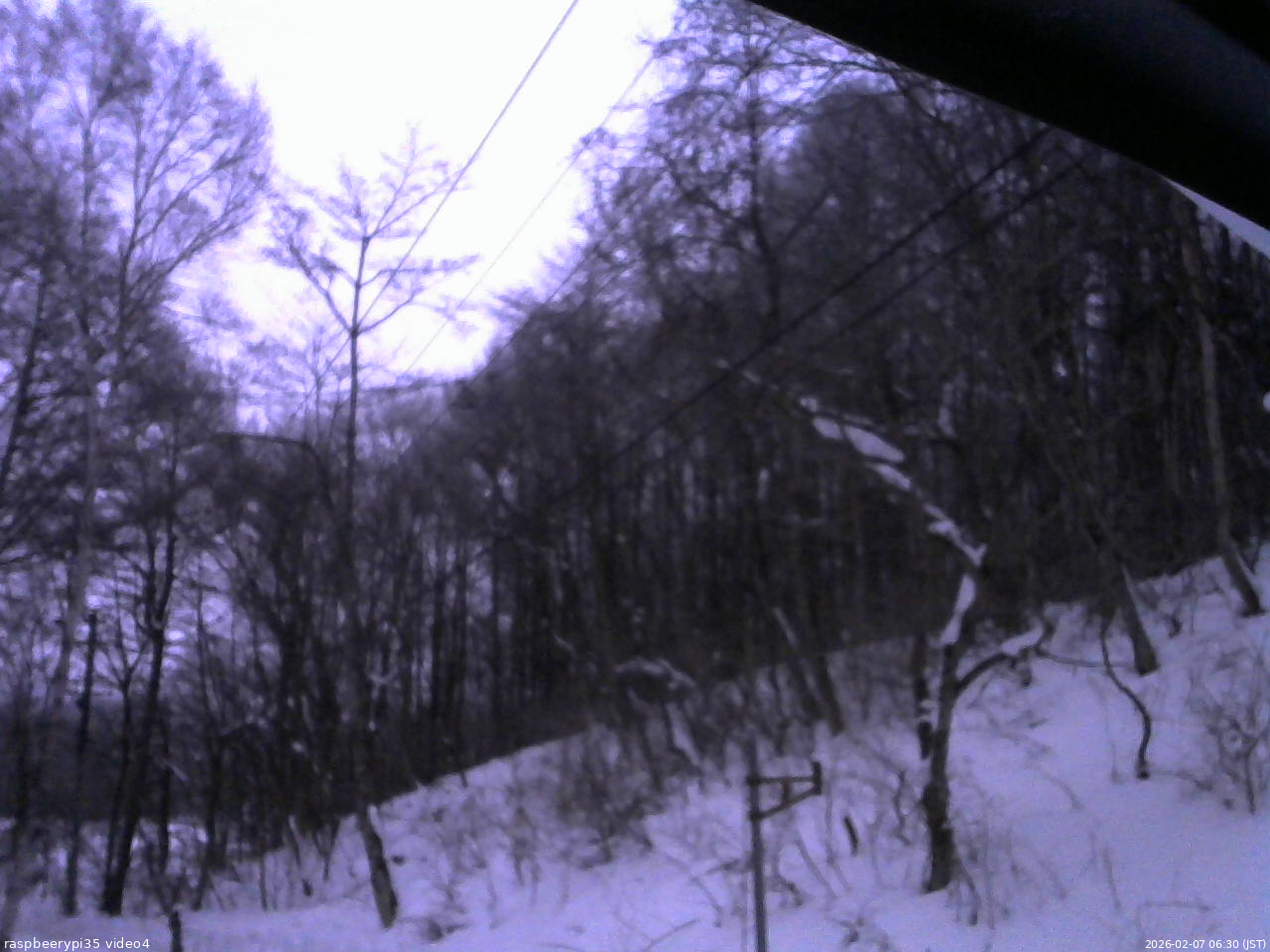長野県菅平高原 ゆたか山荘 東側上空 2026/02/07 06:30