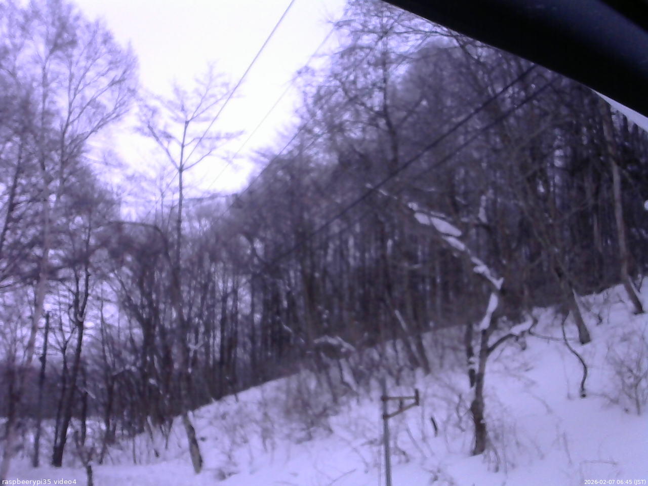 長野県菅平高原 ゆたか山荘 東側上空 2026/02/07 06:45