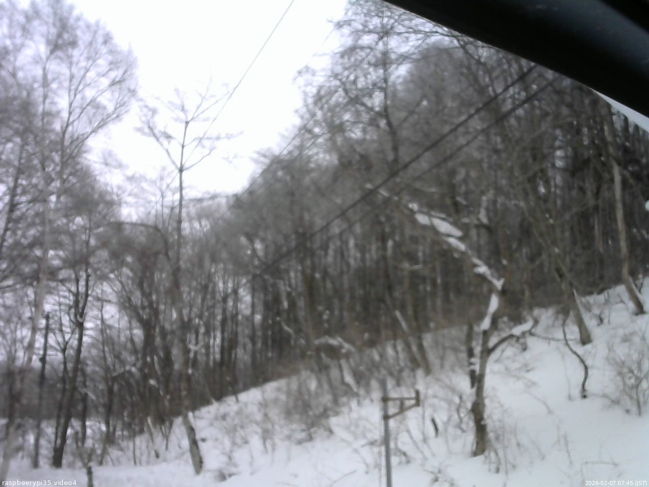 長野県菅平高原 ゆたか山荘 東側上空 2026/02/07 07:45