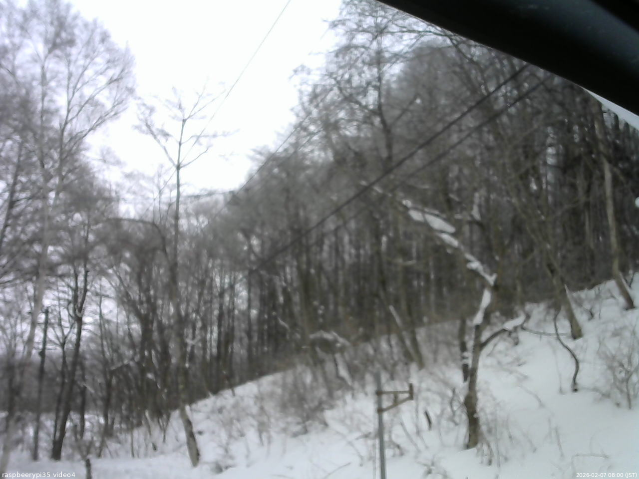 長野県菅平高原 ゆたか山荘 東側上空 2026/02/07 08:00