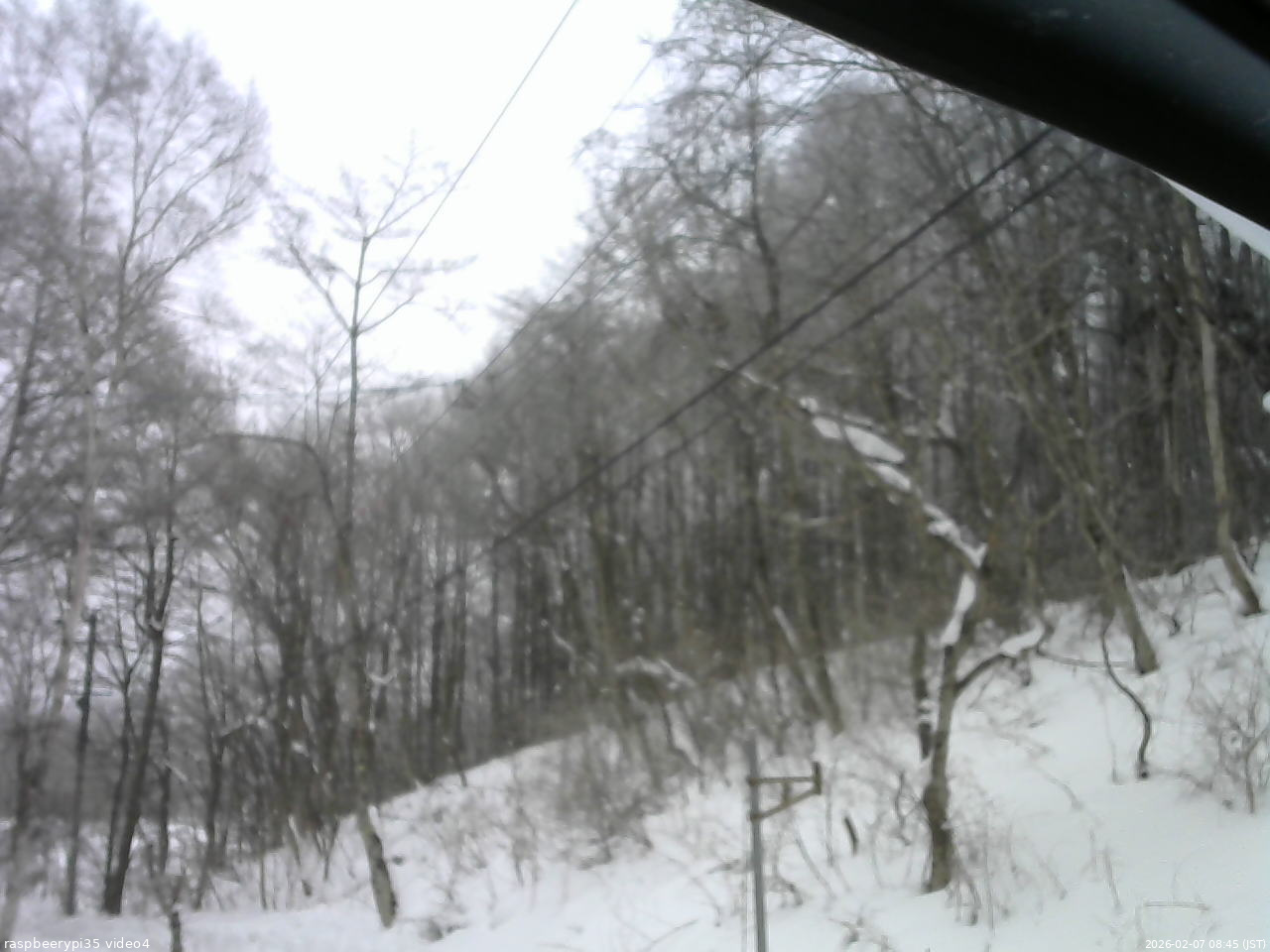 長野県菅平高原 ゆたか山荘 東側上空 2026/02/07 08:45